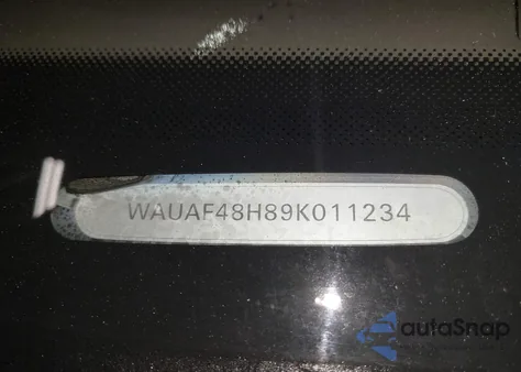 2009 Audi A4 2.0T Special Edition from USA, damaged, VIN WAUAF48H89K011234